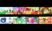 GENERIC OBJECT BATTLE. First 8 episodes playing at once.