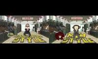 2 gangnam styles in 1