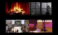 Thumbnail of Lofi, Rain, Fire, People