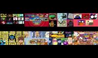 First 8 Jacob Ball created AAO videos playing at once.