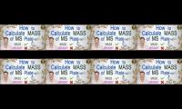 How to Calculate MASS of MS_Plate