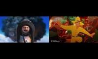 Despicable Me vs. Curious George Sparta Remix Mashup