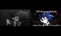 Mickey and Sonic vs Satan and Fleetway Sonic