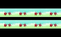 8 NumberBlocks Played At Once (perfect synchronization)
