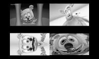 Gummy Bear Song HD (Four Black & White Versions at Once)