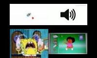 Pocoyo, Caillou, SpongeBob SquarePants, and Dora crying (RE-UPLOAD)