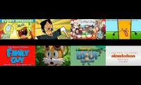 1 second of every episodes of every cartoon 8 parison