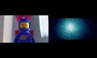 Lego Benny enters the stargate