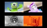 Gummy Bear Song HD (Four Fast Versions at Once)