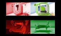 Gummy Bear Song HD (Four Warped Versions at Once)