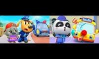 Bus is Scared of Checkup | Wheels on the Bus | Baby Panda Mechanic Ep 6 | Kids Song | BabyBus