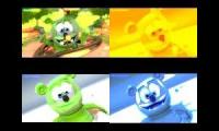 Gummy Bear Song HD (Four Sparkly Versions at Once)