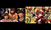 Thumbnail of Shinkenger Crossovers and Teamups or Team Ups Comparision