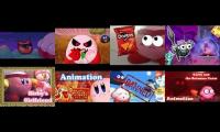 Stupid Kirby Animated Series. First 8 episodes playing at once.