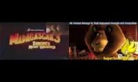 Madagascar 3 has a Sparta Secret V2 Remix Comparison