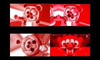 Gummy Bear Song HD (Four Red Randomirror Versions at Once)