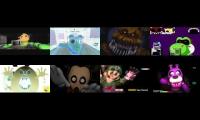 Piggy  Sledytubies Fnaf  Fnas onf & adi Sparta Mario Kart Remix WARNING LOUD