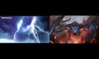 Thumbnail of Storm and dragon fight, rpg session