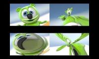Gummy Bear Song HD (Four Fisheye Versions at Once)