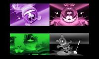 Gummy Bear Song HD (Four Xray Colour Versions at Once)