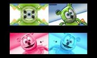 Gummy Bear Song HD (Four Slow Versions at Once)