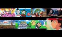 Thomas and friends  vs pokemon  theme song mashup