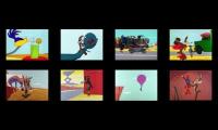 8 Wile E Coyote And Road Runner Shorts At The Same Time