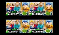Up to faster 4 parison to SML Jeffys Green Bean Allergy!