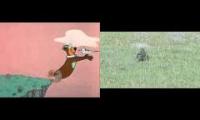 funny lil guy running