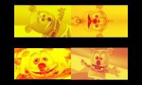 Gummy Bear Song HD (Four Yellow & Red Versions at Once)