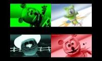 Gummy Bear Song HD (Four Snail Speed Versions at Once)