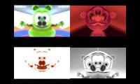 Gummy Bear Song HD (Four Mirror #3 Versions at Once)