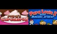 Papa's Cupcakeria - Title screen music extended 