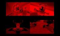 Gummy Bear Song HD (Four Red & Black Versions at Once)