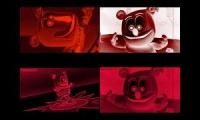 Gummy Bear Song HD (Four Black & Red Versions at Once)