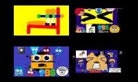 A Blooper Of The Logos in The Klasky Csupo Logo Part 1 Quadparison