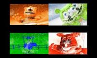 Gummy Bear Song HD (Four Cracked Screen Versions at Once)