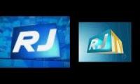 Vinheta RJTV 2009-2011 vs 2011-2013 Comparação