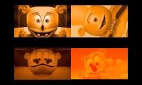 Gummy Bear Song HD (Four Orange Versions at Once)