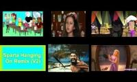 sparta hanging on remix sixparison