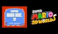 SMB 2 and Slot machine from 3d world are the same song!