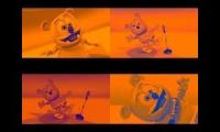 Gummy Bear Song HD (Four Orange & Blue Versions at Once)