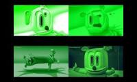 Gummy Bear Song HD (Four Green & Warped Versions at Once)