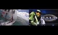 Musto skiff downwind leg with Halo warthog run OST