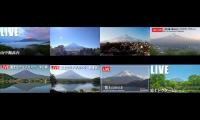 Mount Fuji Live View [select 1:: from the Fuji Five Lakes Area & Mt. FUJI Summit]