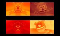 Gummy Bear Song HD (Four Red & Orange Versions at Once)