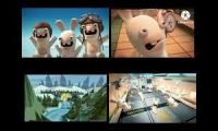 [Rabbids Invasion EDITION] THE END OF THE WORLD! SPARTA REMIX QUADPARISON 2