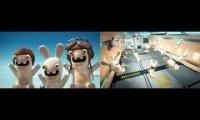 [Rabbids Invasion EDITION] THE END OF THE WORLD! SPARTA REMIX 2PARISON