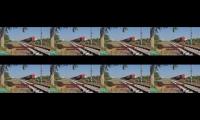 Roza Diesel LocoMotive WDG4G Indian Goods Train | Train Video | RY Rail Fan | Run On Track