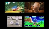 Thumbnail of Sonic The Hedgehog vs Rabbids Invasion Sparta Remix Quadparison 3